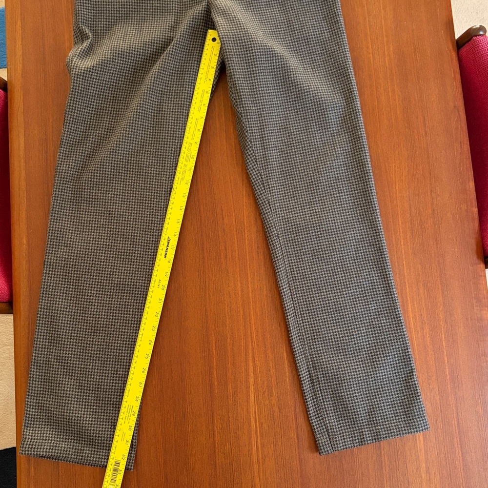 Corridor Brown Houndstooth Wool Pants - Picture 6 of 10